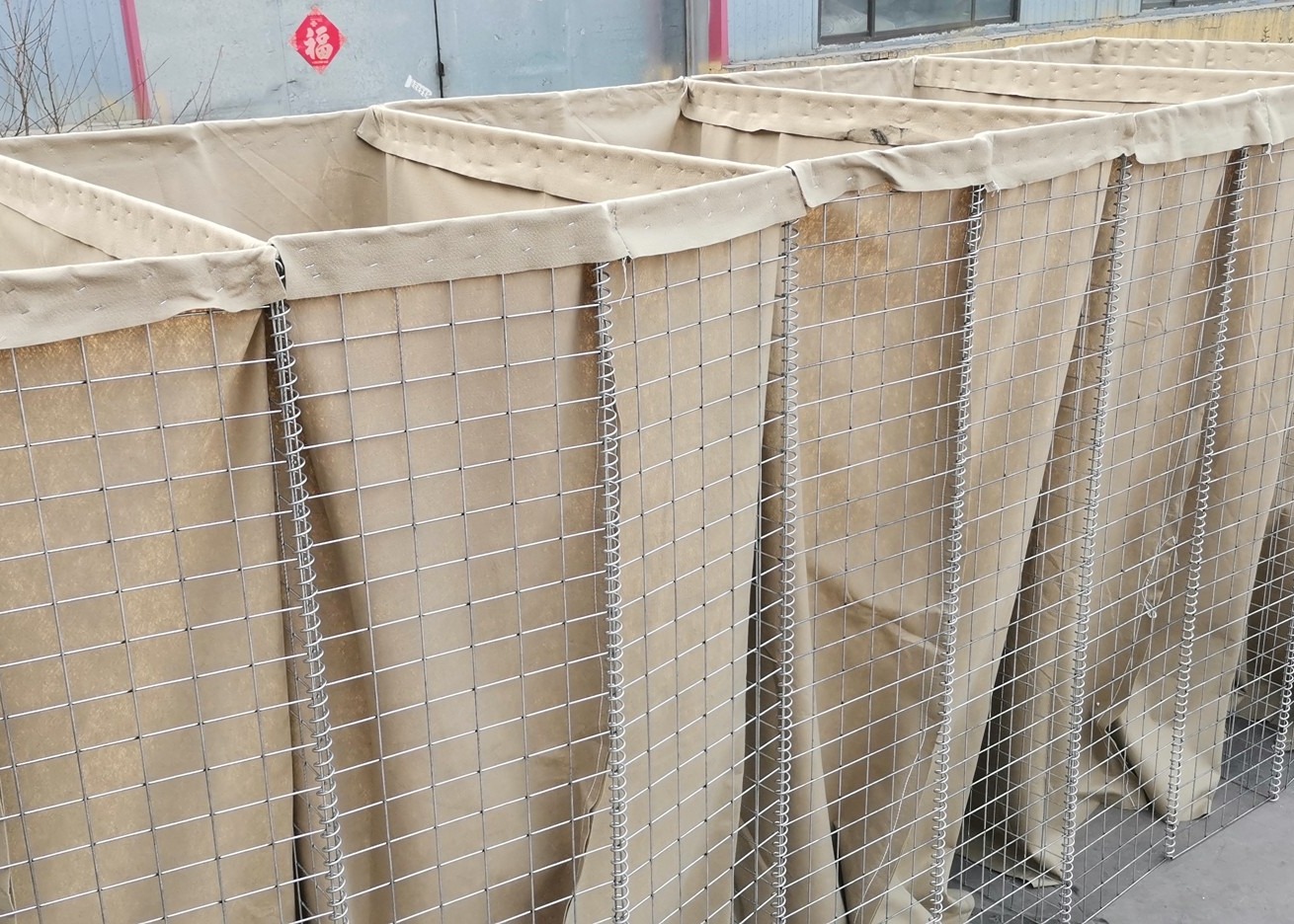 1.2m Height Hesco Bastion Blast Wall Barrier Galfan Coated