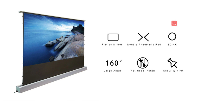 Matt White ALR Electric 133 Inch Projector Screen Available On HDTV