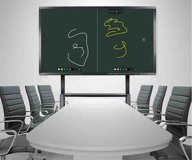 Classrooms LCD Smart Board Interactive Display 110in Interactive Flat Board