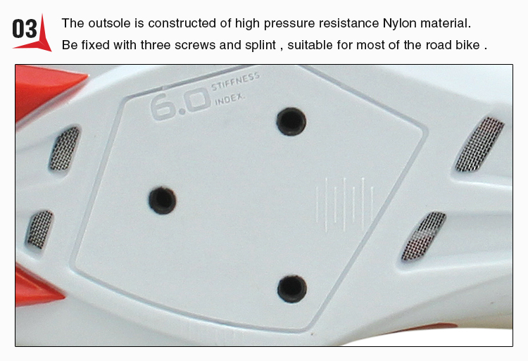 Durable SPD Indoor Cycling Shoes Geometry Design Body High Pressure Resistance