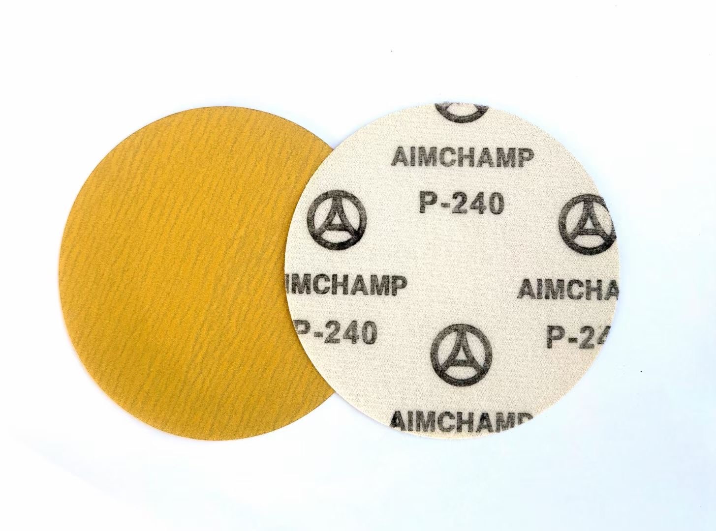 5inch 125mm Aluminum Oxide Abrasive Sanding Disc Golden Hook And Loop Disc