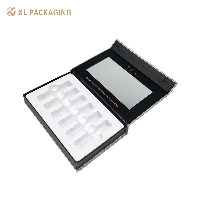 Customized Size Recyclable Cardboard Paper Hard Magnetic Box Packaging with Luxury PVC Tray