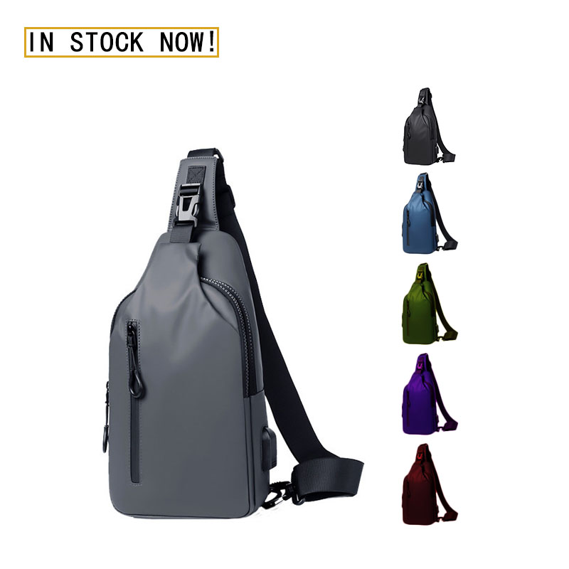 OEM Fashion Crossbody Chest Bags Outdoor Large Capacity Men's Shoulder Bag