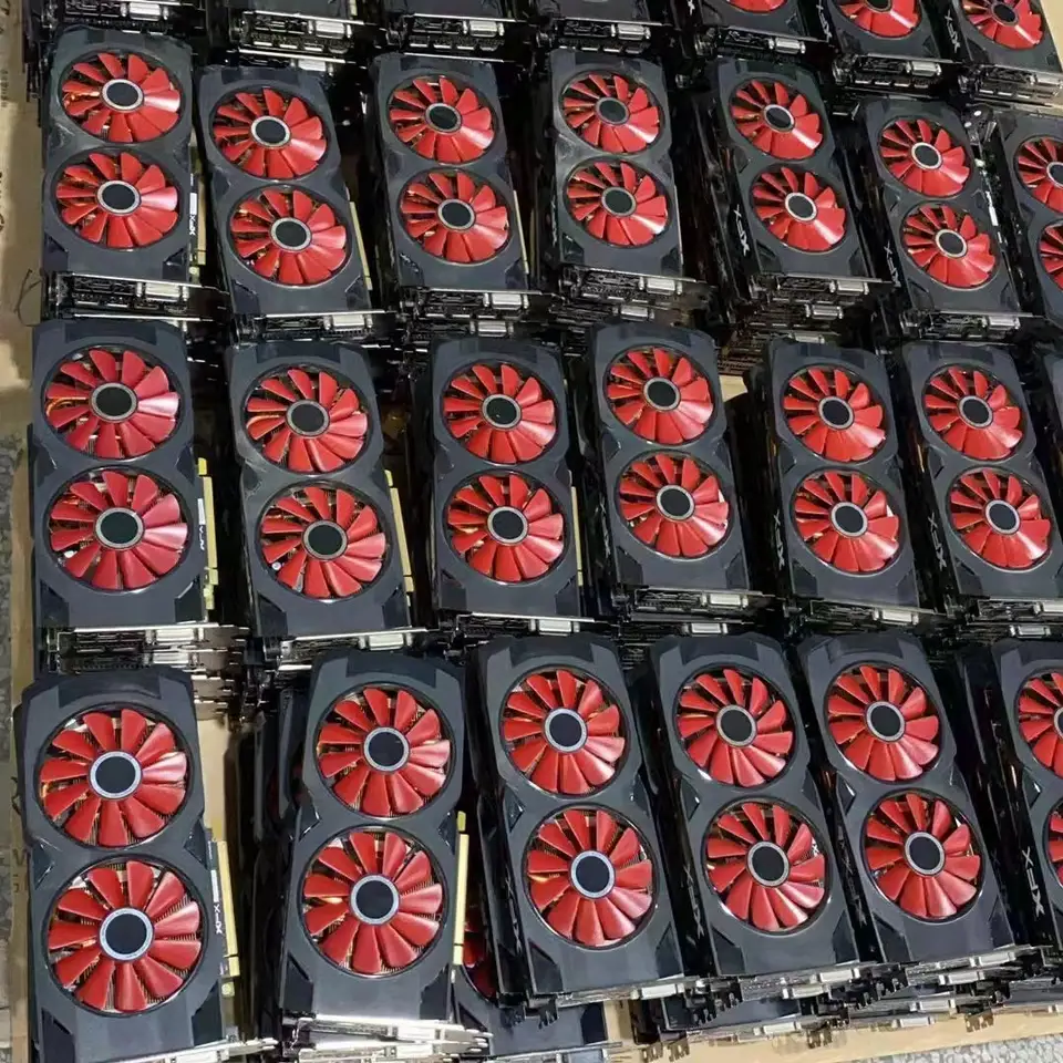 Customized RX 580 graphic cards GDDR5 8GB video cards for desktop computer gaming gpu RX 580 graphics card