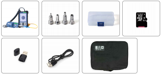 78*22*56mm Fiber Inspection Probe Magnifier Microscope for Network No Network Required