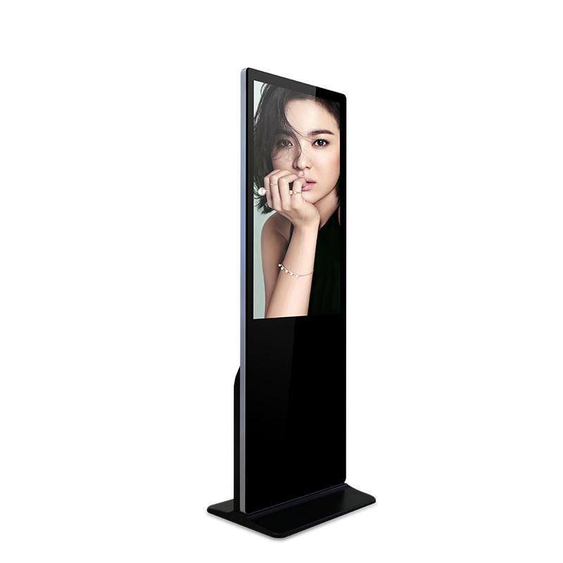 49 Inch Black Floor Standing Digital Signage With W I-FI/Bluetooth/USB Connectivity And Audio/Headphone Outputs 01
