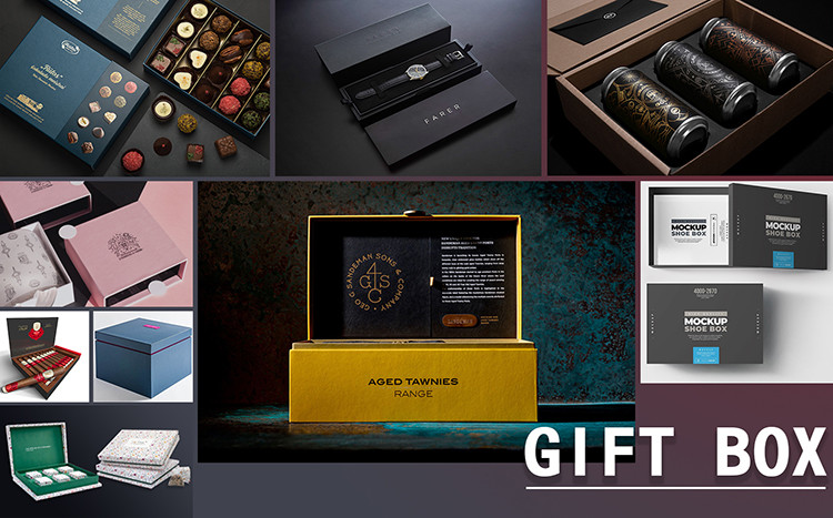 Exhibition Rigid A4 A5 Magnetic Gift Box PDF CDR Format Available