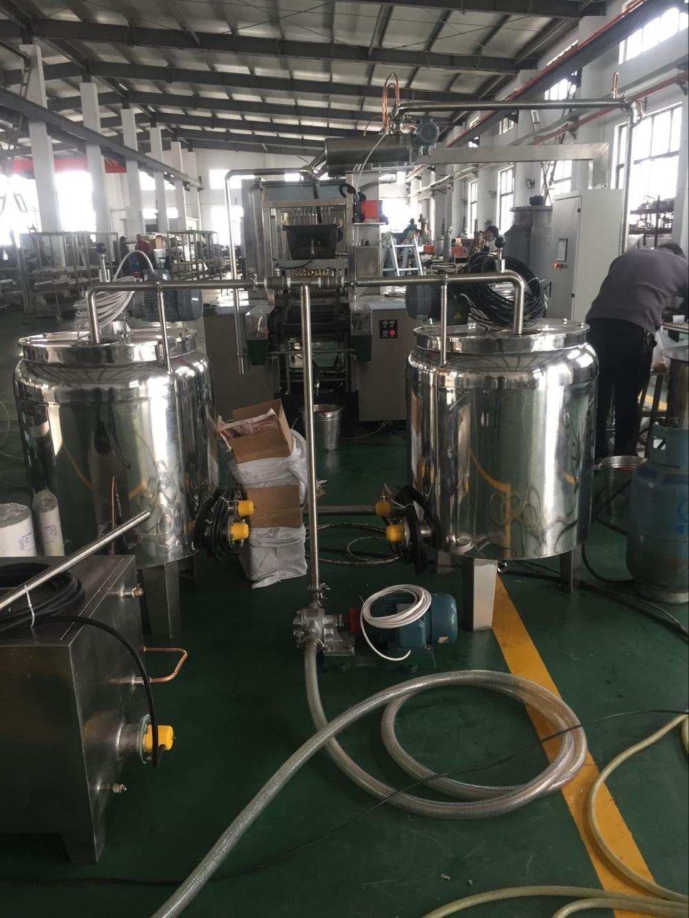 150Kg/H 300Kg/H 600Kg/H Automatic Servo Drivng PLC Control Hard Candy Production Line Industry Plant Candy Machines