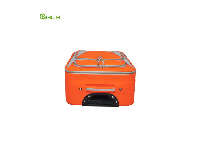 600D Economic Polyester Soft Sided Luggage with Two Front Pockets