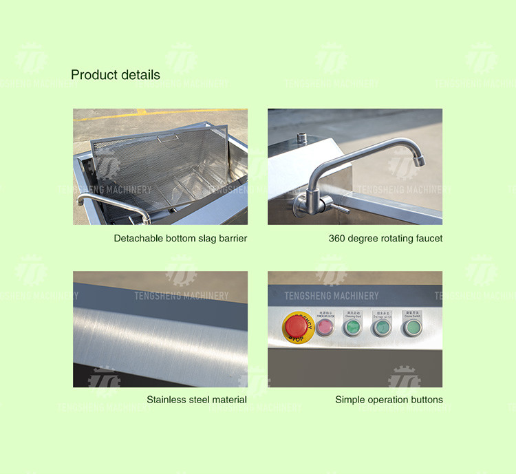 85KG 0.55KW Small vegetable does not cover an area of fruit and vegetable ozone washing machine hot washing machine