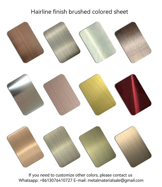 Silver Brushed Ss Decorative Sheets OEM 201 304 316 SGS Certificate