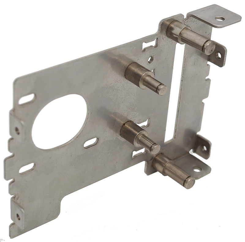 Sandblast Riveting Services Sheet Metal Punching Parts Customized