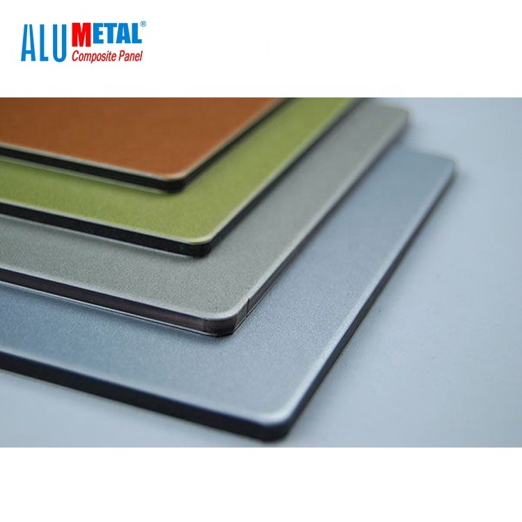A2 Fireproof Black Acm Aluminum Composite Panel 4x8 Sheets Outdoor Wall 6000mm