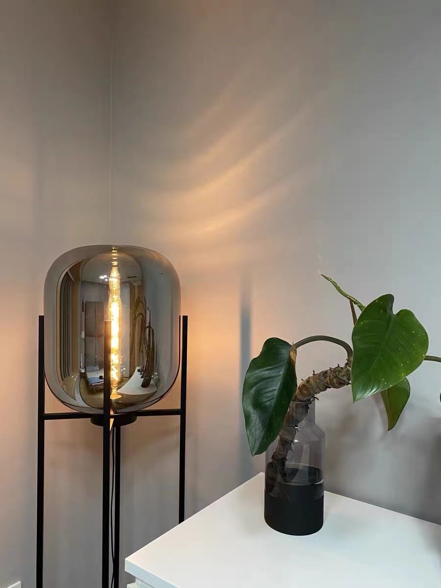 Elegant Home Decor Black Industrial ReadingLamp For Living Room Floor TableLamp