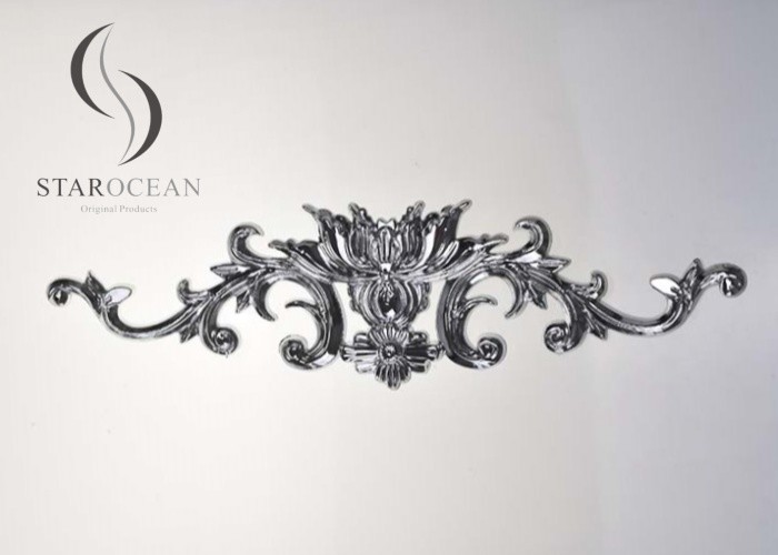 Silver Electroplated Surface Exquisite Jewelry Coffin Decoration Accessories PF12