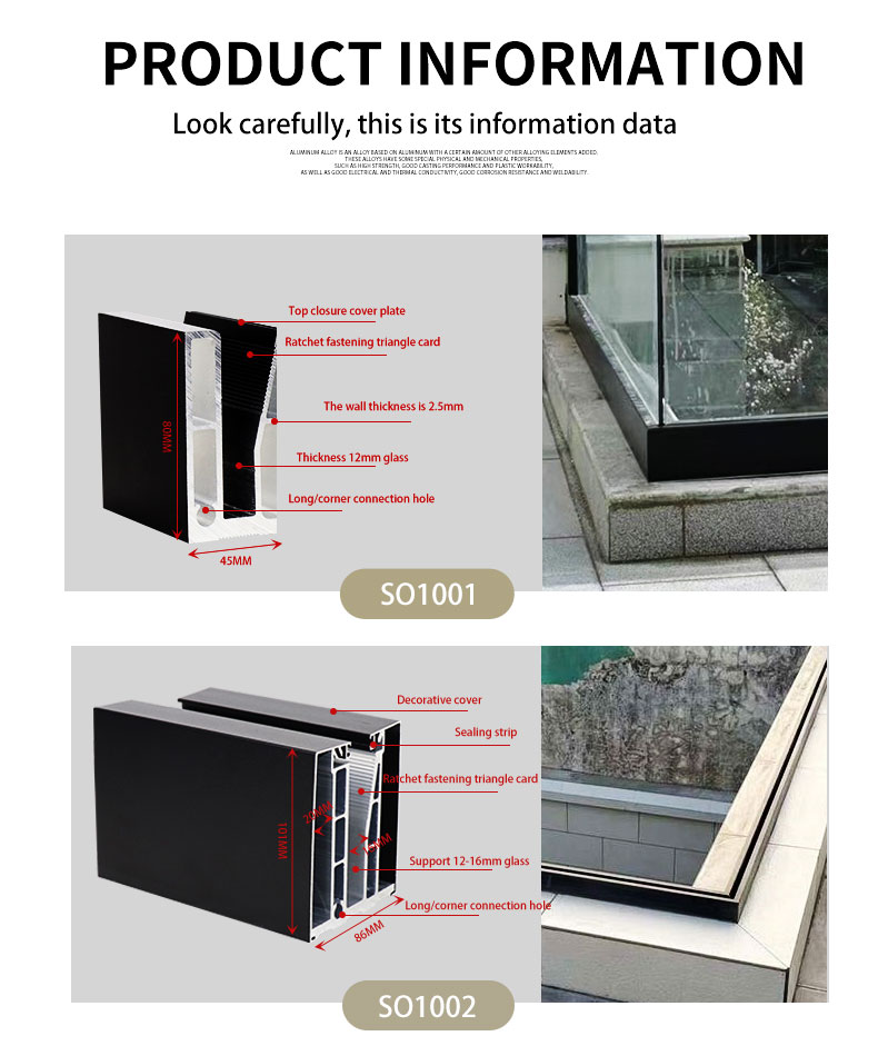 Modernize Your Surroundings Aluminum Glass Fence and Gutter for Minimalist Style