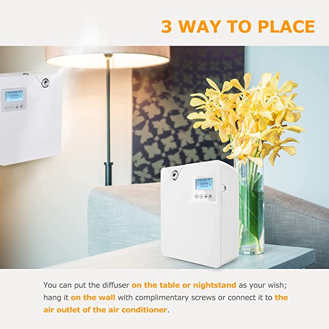 Smart Large Area Oil Fragrance WiFi Aroma Diffuser 300ml Auto Timer Function Fragrant Device for Hotel Home Nebulizer Atomizer