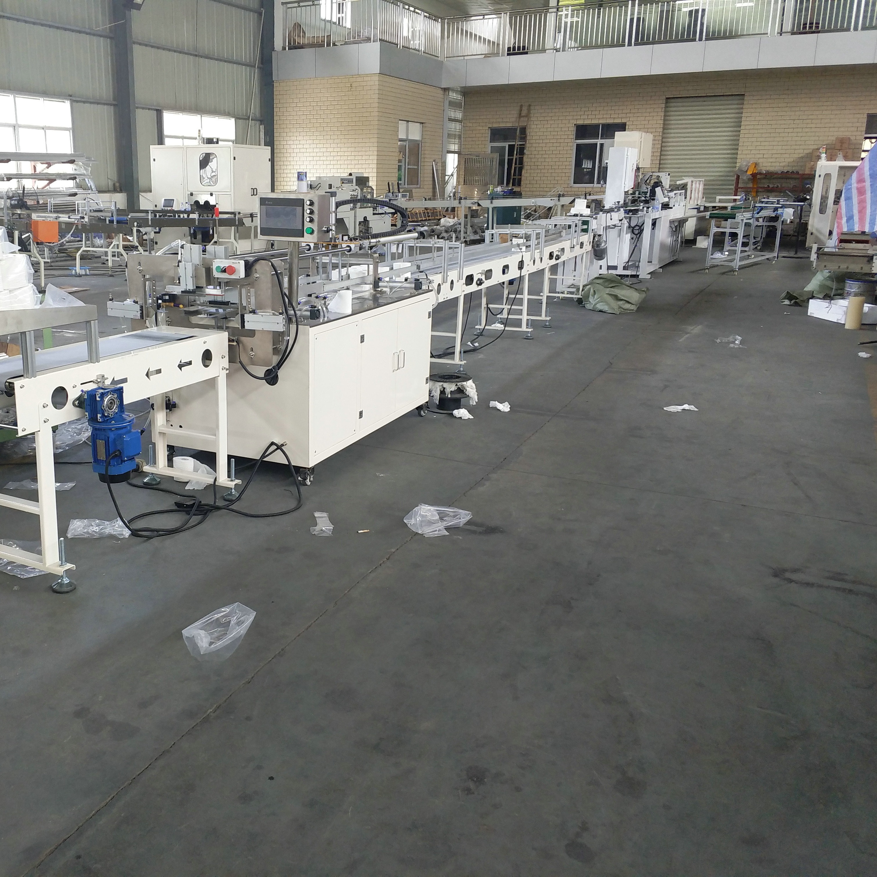 High Speed Automatic Tissue Paper Toilet Roll Making Machine 5-8bags/Minute