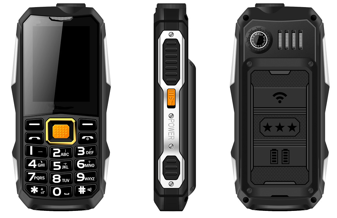 2.4inch Low Price MTK6261D Big Keypad Feature Mobile Phone Power Bank