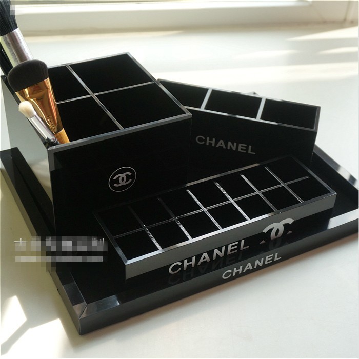 Plexiglass Lipstick  Holder Acrylic Lipstick Display Stand Cube Storage Box for Cosmetics