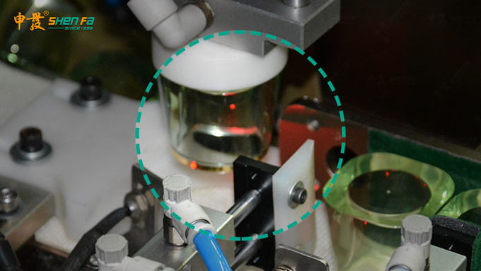 Conical Small Cap Side Ring automatic hot foil stamping machine