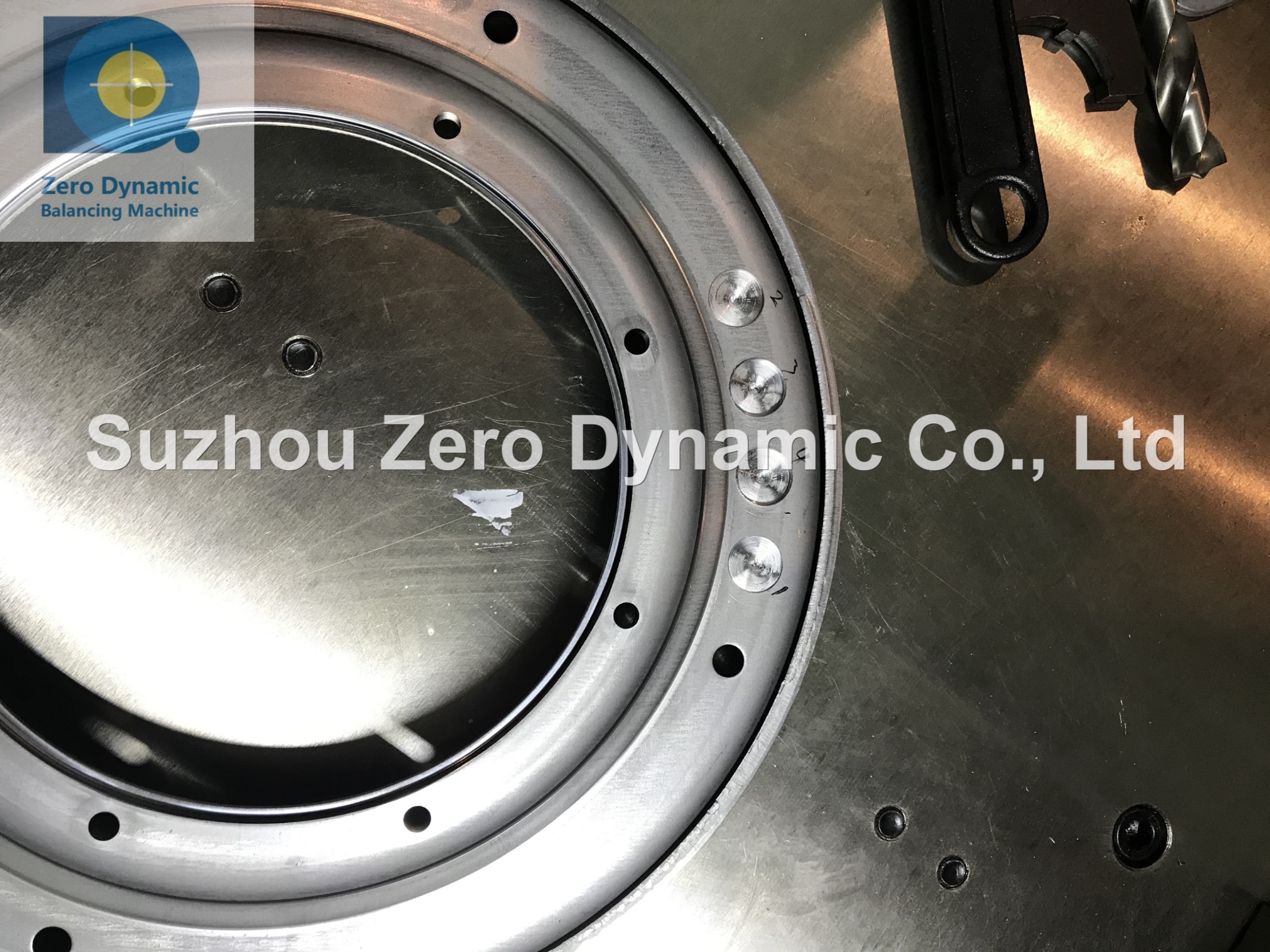 Customized Two Station Wheel Hub Rim Automatic Balancing Machine Brake Disc Balancer