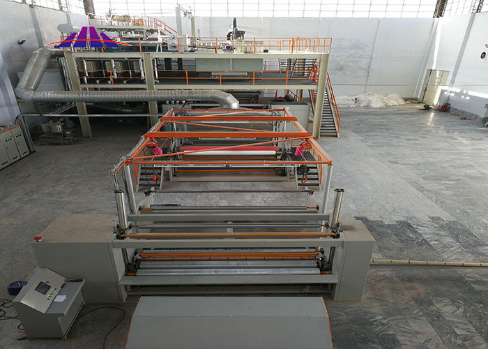 Spunbond Meltblown Non Woven Fabric Manufacturing Machine PP Polypropylene