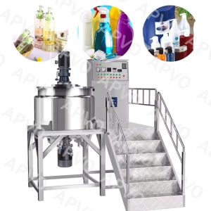 China 200L Liquid Detergent Mixer Stainless Steel Shampoo Making Machine on sale