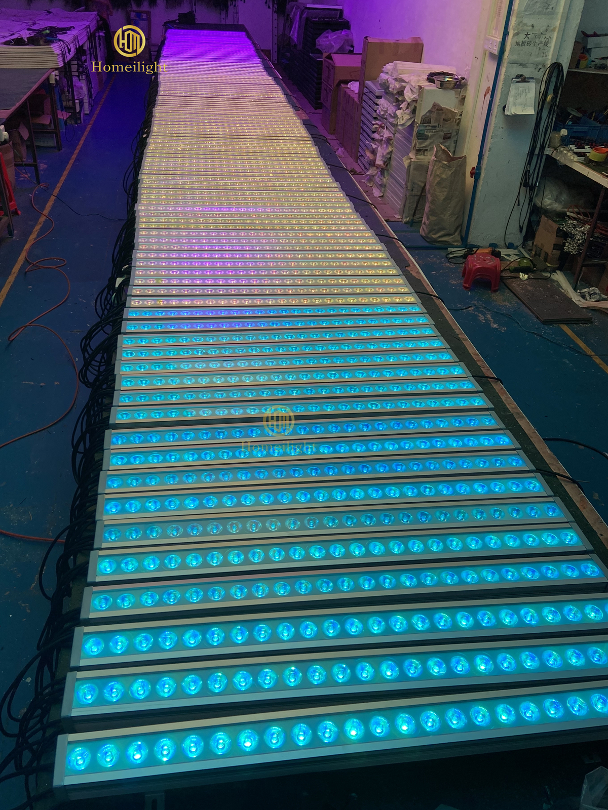 24*3W RGB 3in1 Building Wash Light Waterproof Outdoor Wall Washer Lights For Night Club