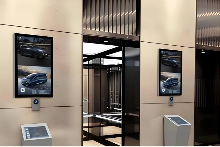 43 55 Inch Floor Standing Lcd Advertising Playing Equipment Hotel Digital Signage
