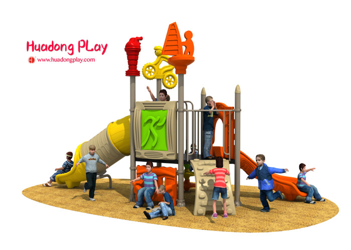 Sports Series Outdoor Playground Slides 600*260*380cm EN1176 Standard Certificate