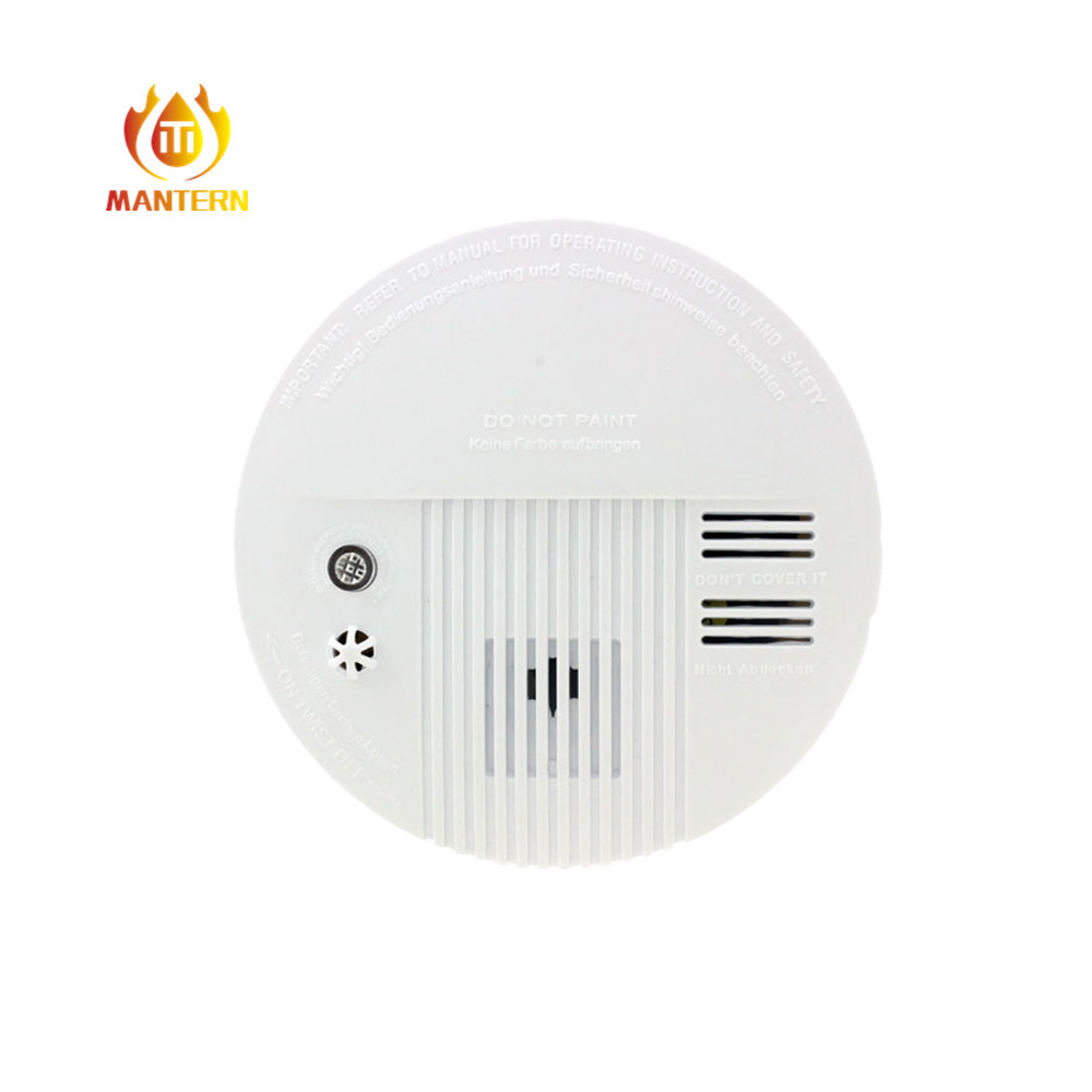 110V / 220V AC Smoke Alarm Detector , Photoelectric Fire Detector Stable Working