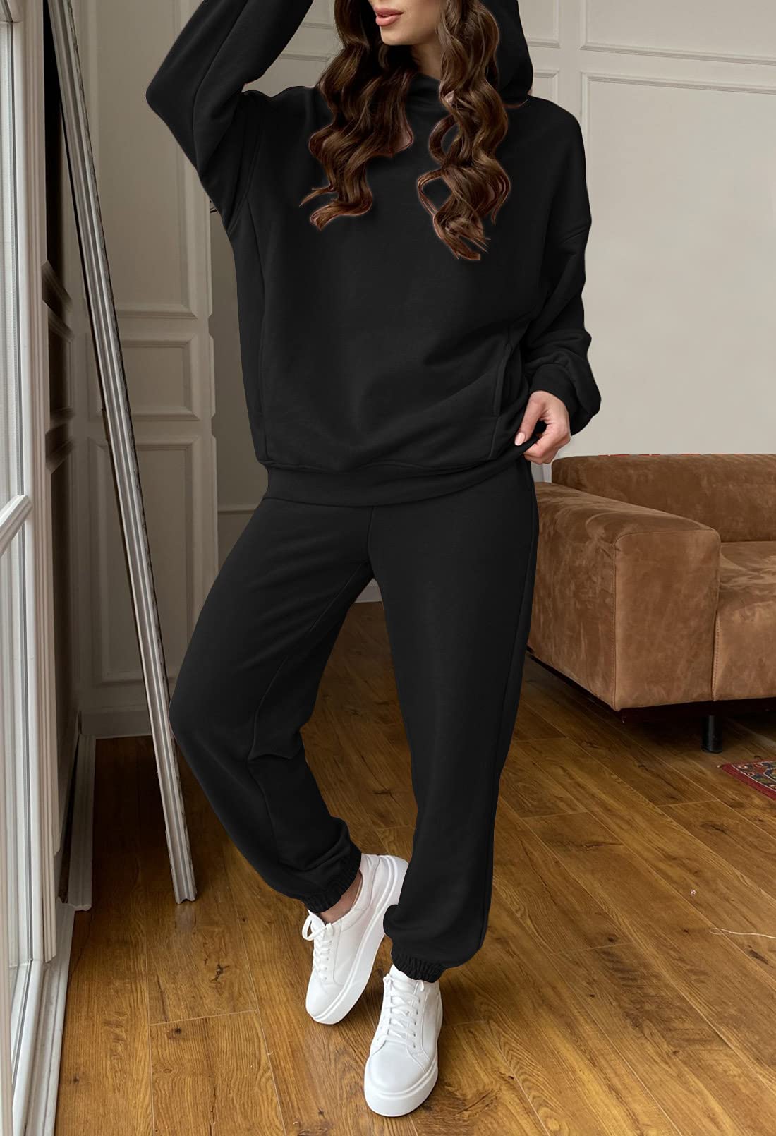 Label Customized Hoodie and Pants Set for Unisex Joggers 100% Cotton