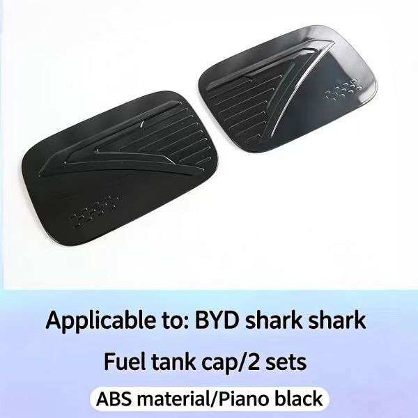 ABS Plastic Exterior Accessories BYD Shark 6 Tank Charging Port Cover Handle Cover Door Handle Bowl Mirror Cover Medium Mesh