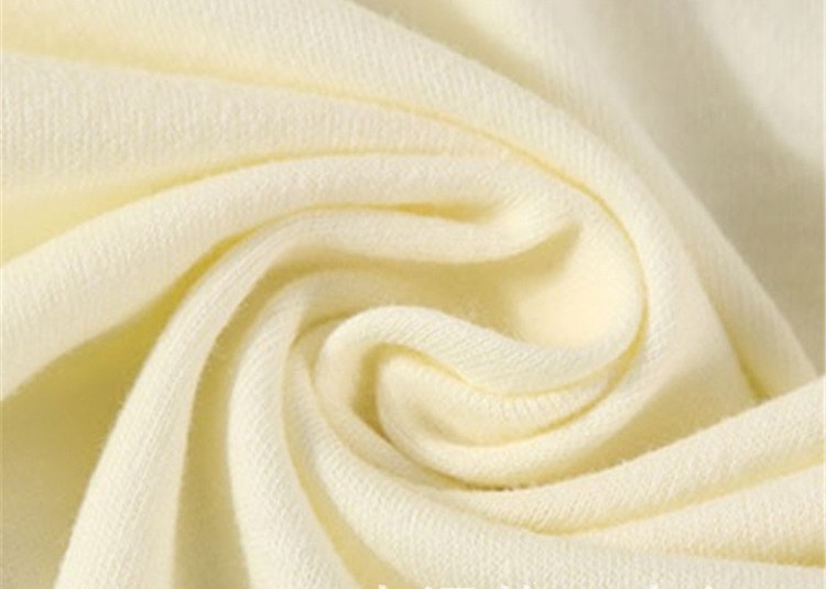 The factory direct sale 40s100% cotton double-sided knitted fabric baby's drool towel fabric