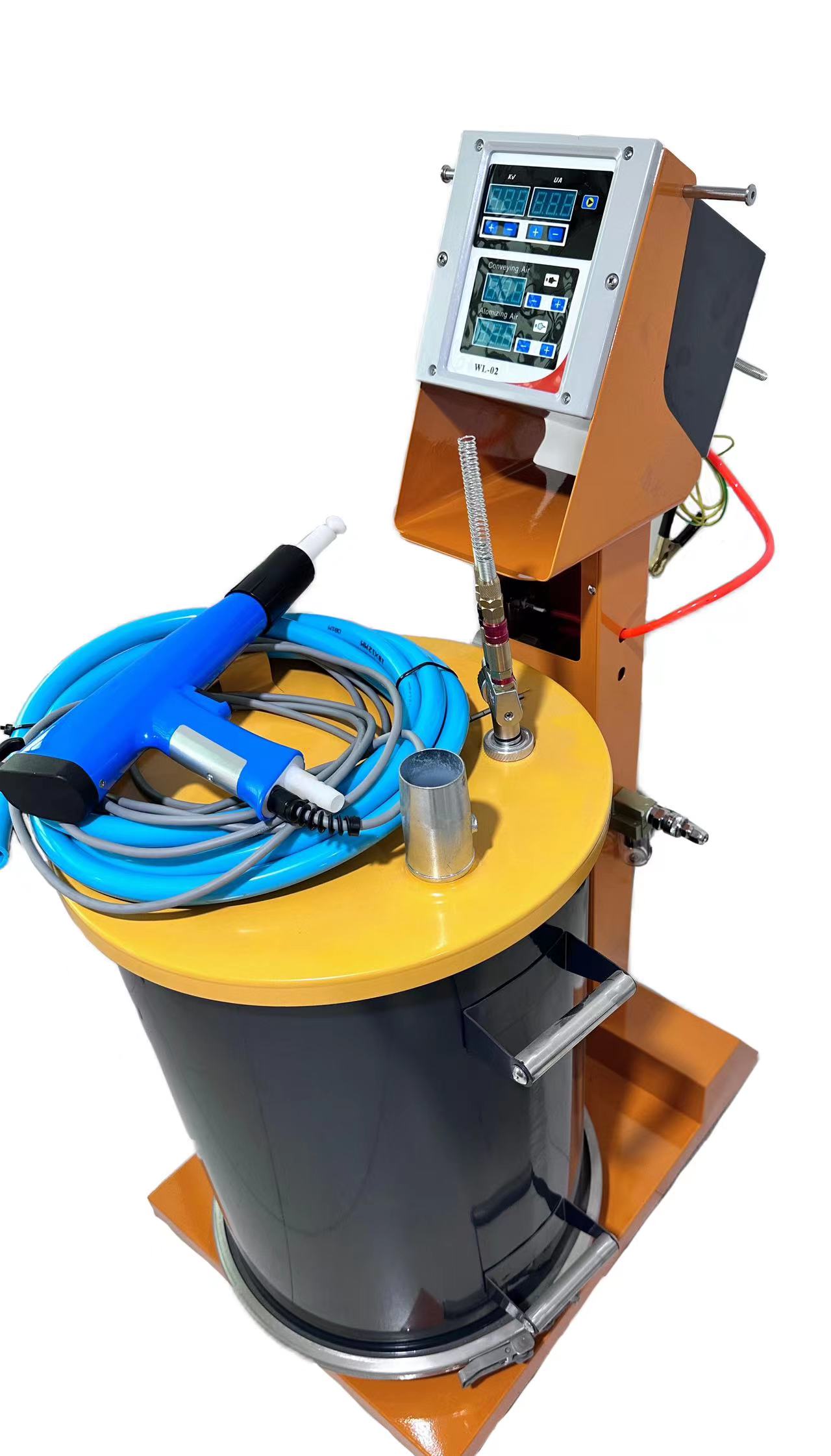 Lightweight Handheld Portable Powder Coating Gun For Advertising Industry