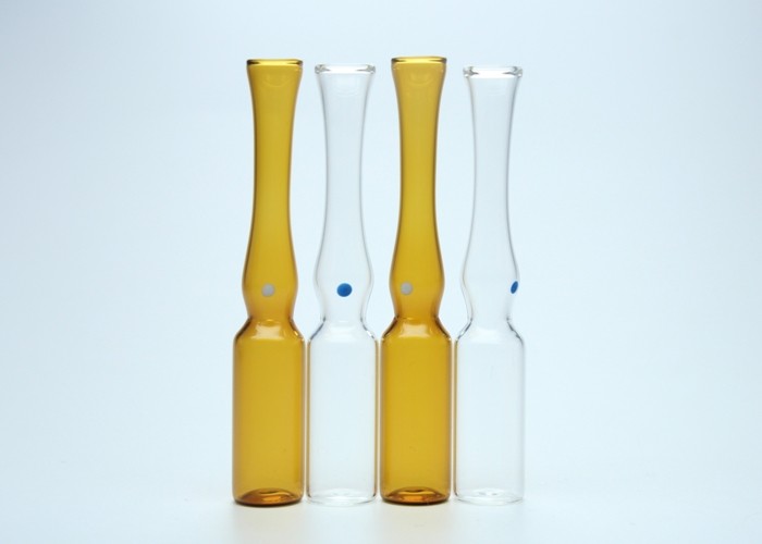 Empty Glass Ampoules 1ml Capacity For Liquid Medical YBB / ISO Standard