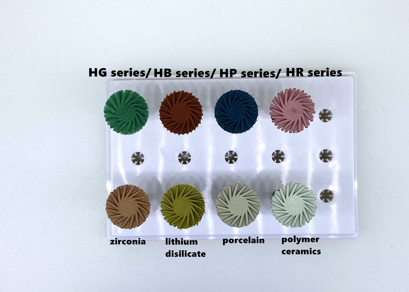 T shape Rubber Silicone dental finishing burs Grinding Wheel