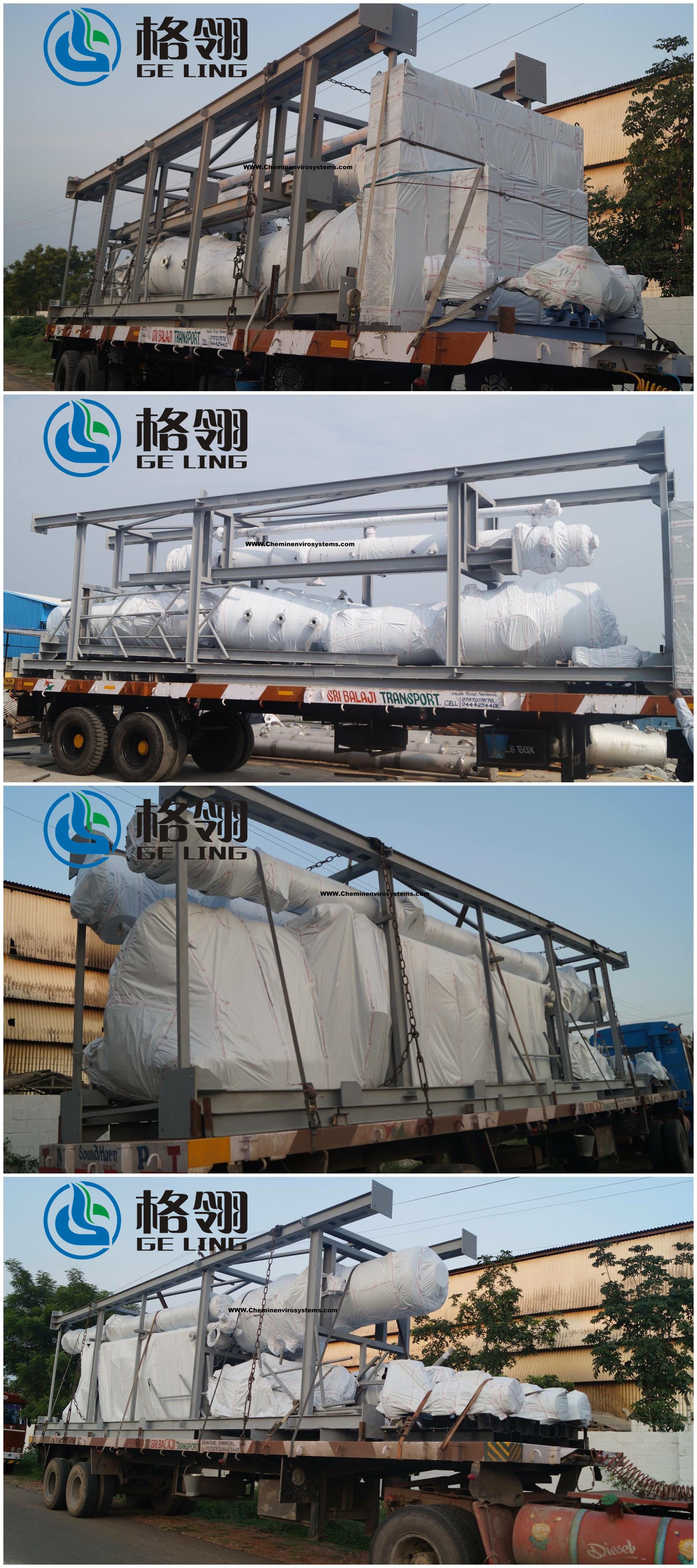 10ton Per Hour Ethanol Recovery Oil Extraction Falling Film Distillation
