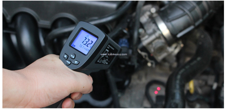Kaemeasu 1300℃ Industry High Temperature Infrared Thermometer Gun 170g