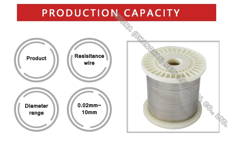0.025mm Heating Element for Sealer (Ni80Cr20)