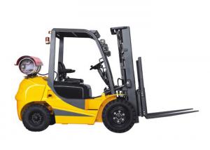 Buy cheap 2 Ton Gasoline Powered Forklift LPG Dual Fuel 41kw 6000mm Lifting Height product