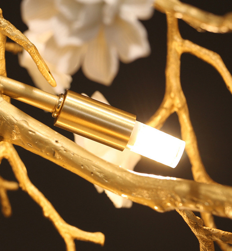 Eco OEM Tree Branch Crystal Chandelier High End Pendant Lights 15 To 30m2