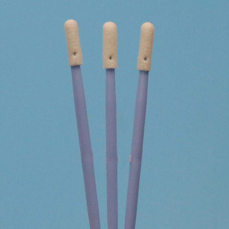 TX742 Lint Free Detailing Sponge Swab Compressed Small Foam Tip Cleanroom Swab for Factory Cleaning