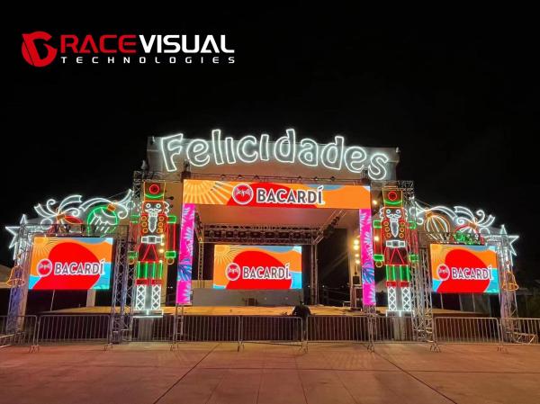 7680HZ ,Professional P2.97mm P3.91mm Outdoor Rental LED Display 500x1000mm 14kg