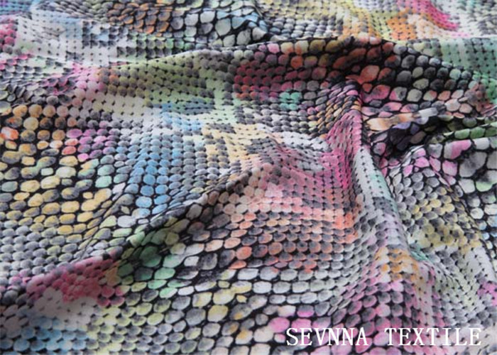 Sublimation Heat Transfer Polyester Spandex Fabric Geometric Pattern Design