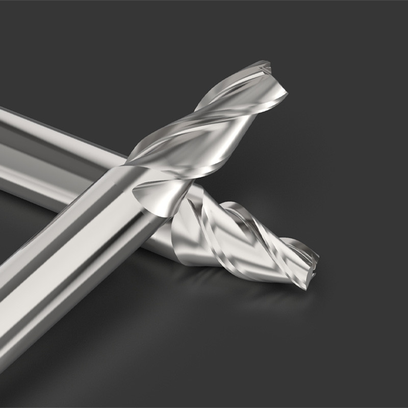 Carbide Taper 2 Flutes D6 Tungsten Carbide End Mills Without Coating For Aluminum