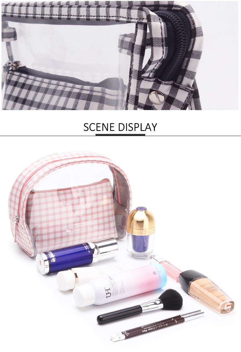 Designer PVC Waterproof Travelling Multi-Functional Makeup Bag