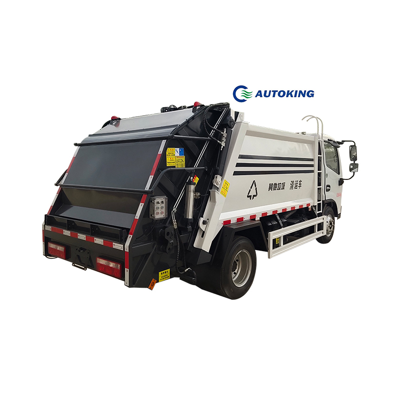 Waste Collector Compact Garbage Truck For Sale China Dongfeng 5cbm 10cbm 15cbm Garbage Truck 4X2