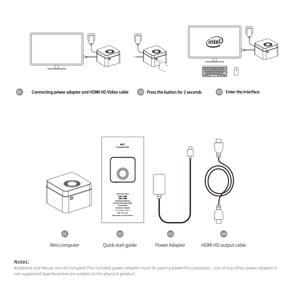 Bt4.0 8G 128G Win10 TV Box 2Ghz Mini Pc Intel Gemini Lake N4100